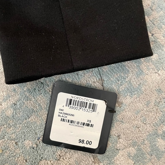 NWT Halogen Knit Moto Jacket Size XS color black - Picture 3 of 4